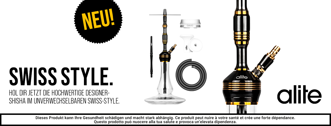 Shisha King SKS 624 Daytona Set – 56 Cm, In Schwarz, Mit Allem Zubehör & Click-Verschluss