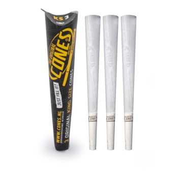  3 x The original Cones King Size bleached