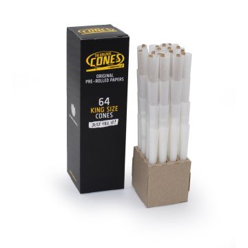 64 x The original Cones King Size bleached