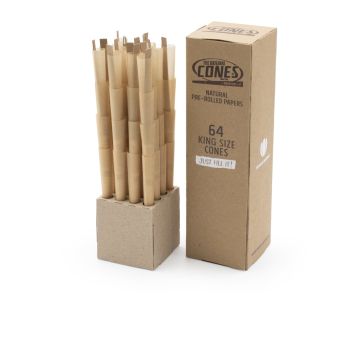 64 x The original Cones King Size unbleached