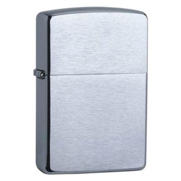 Zippo Feuerzeug uni chrom gebürstet