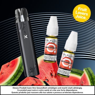 Bundle ELFBAR ELFX Kit + 2 ELFLIQ, Watermelon