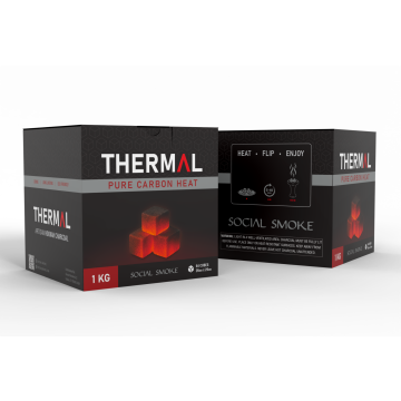Social Smoke Thermal  Naturkohle 26mm - 1kg Kohle