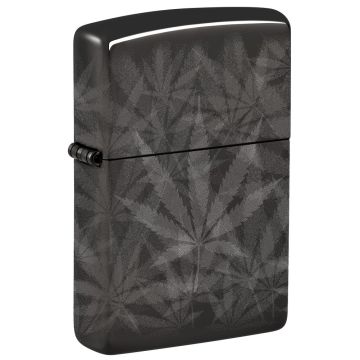 Zippo Feuerzeug "Grey Cannabis Leafs" 