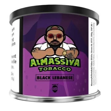 Al Massiva Shisha Tabak - Black Lebanese 1kg