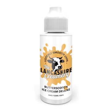 The Lancashire Creamery - Butterscotch Ice Cream Deluxe - 100ml - Shortfill