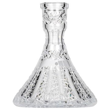 Caesar Crystal Steckbowl Cone - Vertical - Clear