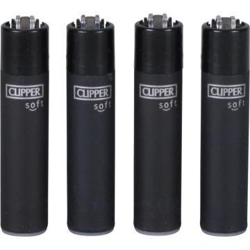 1x Clipper Soft Touch Schwarz