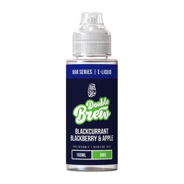 Double Brew Blackcurrant Blackberry & Apple - 100ml - Shortfill