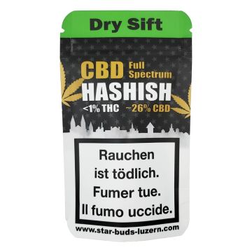 STAR-BUDS Dry Sift Hash Roter Libanese, 1.5g