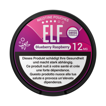 ELF Nicotine Pouches Blueberry Raspberry, 12mg