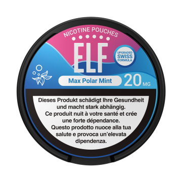 ELF Nicotine Pouches Max Polar Mint, 20mg