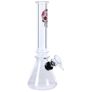 Glas Bong Premium Skull - 20cm
