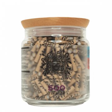 Medusa Organic - Aktivkohlefilter, Glas - 500Stk.