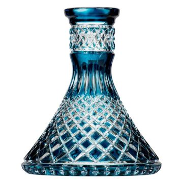 Moze x Caesar Crystal Steckbowl Cone - Crown Cut - Blue