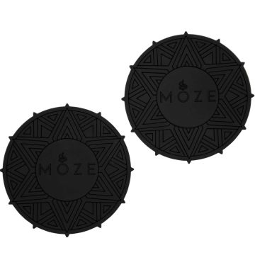 Moze Getränkeuntersetzer (2er Set) - Black