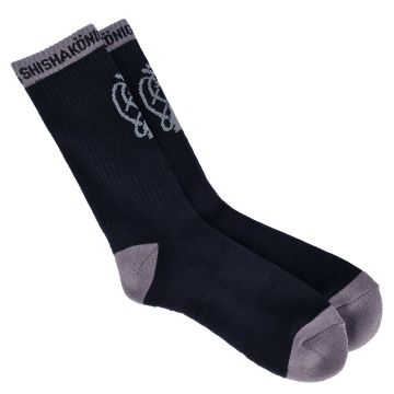 Shisha König Baba Socks L - Grau