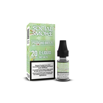 Social Smoke Liquids 20mg, Pistachio Breeze