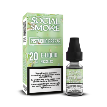 Social Smoke Liquids 20mg, Pistachio Breeze