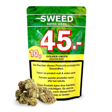 SWEED Golden Green CBD Blüten 10g (Standard Qualität) - Limited Edition