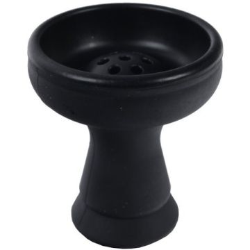 Tabakkopf Silikon Schwarz