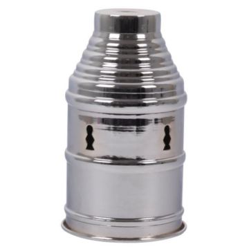 Windschutz Metall Silber