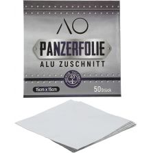 AO Panzerfolie Alu Zuschnitt 15 x 15 cm 