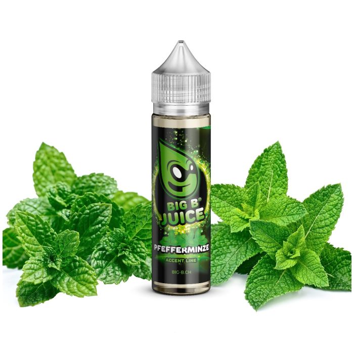 E-Liquid BIG B Juice Accent Line, Peppermint 50ml ''Shortfill''