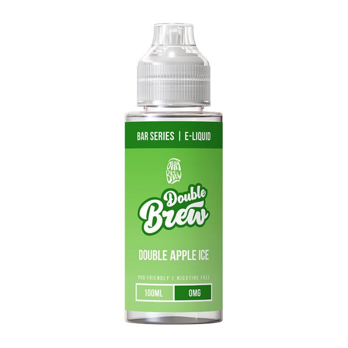 Double Brew Double Apple Ice - 100ml - Shortfill