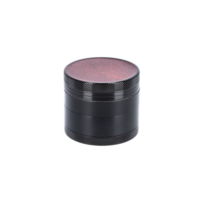 Grinder Aluminium Shiny Top, schwarz, 4tlg.