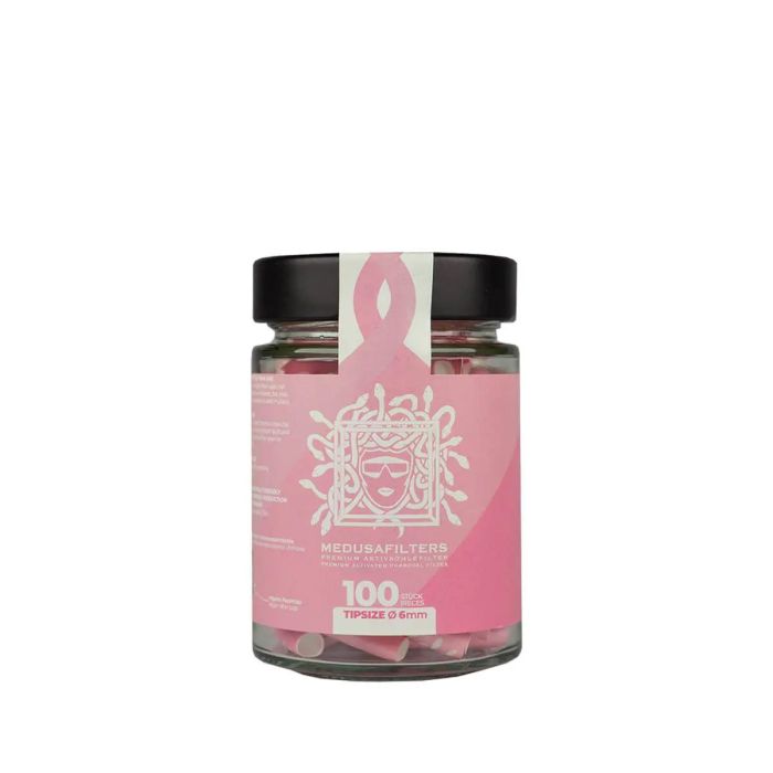 Medusa Rosé - Aktivkohlefilter, Glas - 100Stk.