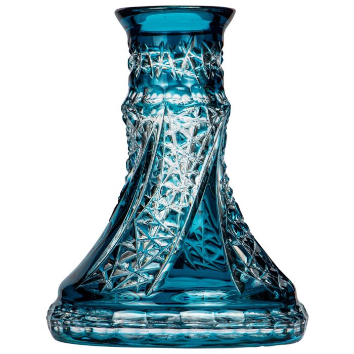 Moze x Caesar Crystal Steckbowl - Fan Cut - Blue