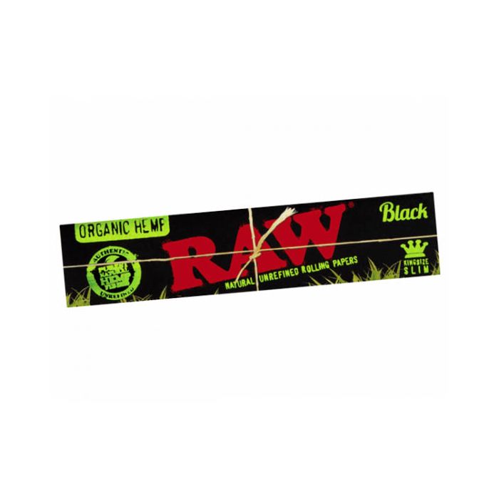 RAW Black Organic Hemp KS Slim 