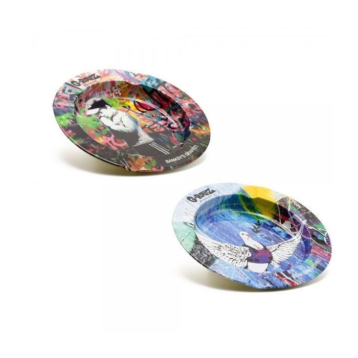 1 x G-Rollz Aschenbecher, BANKSY Color Assort., 13.5cm